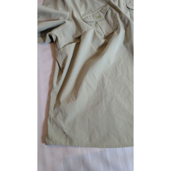 Lane Bryant Size 22/24 Sage Green Button Down Long Sleeve Blouse Top Quick Dry - Picture 7 of 7